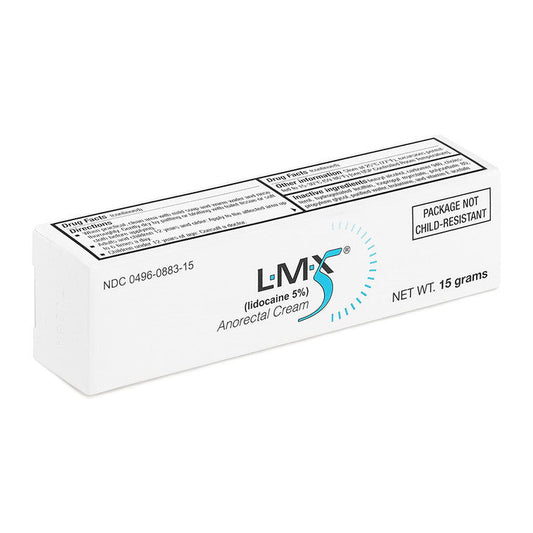 LMX 5 Topical Anorectal Cream - 5% Lidocaine Maximum Strength, 1.7 oz (48g) Medicine & Drugs Pasteur Pharmacy