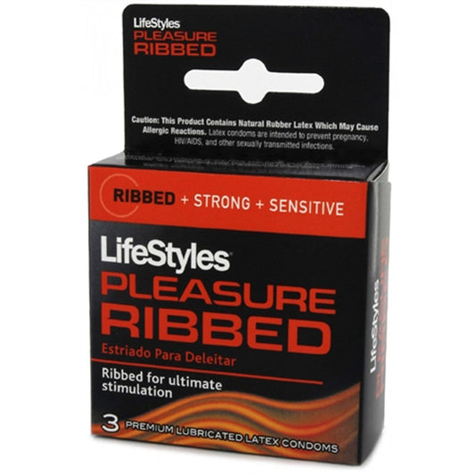 LifeStyles Ribbed Pleasure Condoms Lubricated Latex Condoms Pasteur Pharmacy