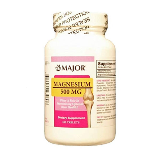 Magnesium Oxide Tb 500 Mg 100 Health & Beauty Pasteur Pharmacy