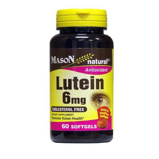 Mason Natural 6 Mg Lutein 60 Softgel Vitamins & Supplements Pasteur Pharmacy