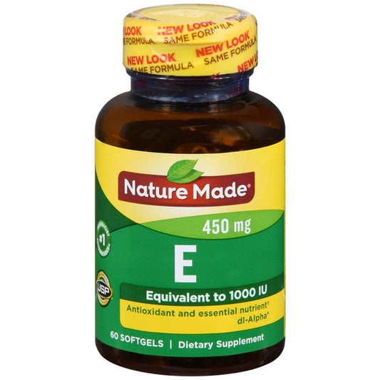 Nature Made Vitamin E Dietary Supplement 450 Mg Softgels Vitamins & Supplements Pasteur Pharmacy