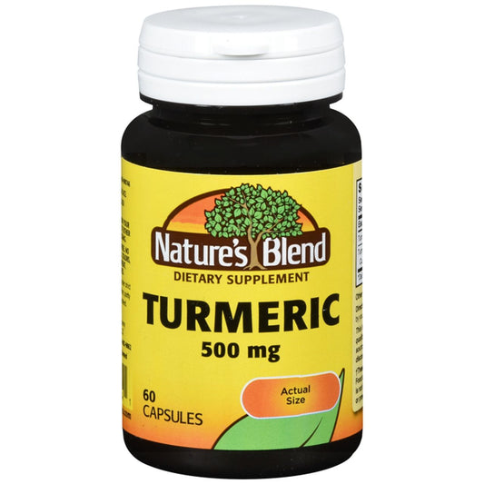 Nature's Blend Turmeric, 500 Mg, 60 Caps Vitamins & Supplements Pasteur Pharmacy