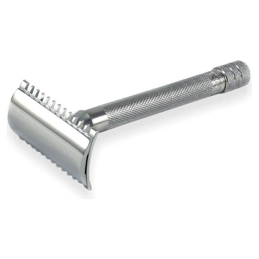 Merkur 25C Long Handle Open Comb Double Edge Safety Razor [25 001] Shaving Razor Pasteur Pharmacy