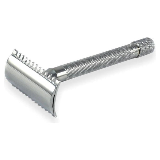 Merkur 25C Long Handle Open Comb Double Edge Safety Razor [25 001] Shaving Razor Pasteur Pharmacy