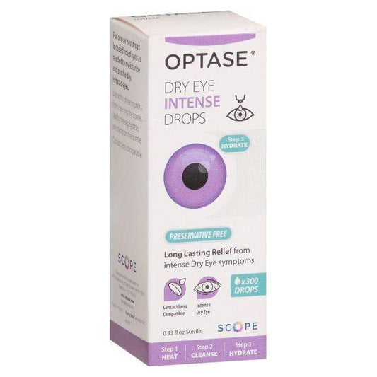 Optase Dry Eye Intense Drops 0.33 Fl Oz Eye Drops Pasteur Pharmacy