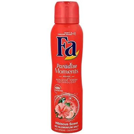 Fa Paradise Moments Spray Deodorant Floral Scent, No Aluminum 150ml - 5.07 Oz Personal Care Pasteur Pharmacy