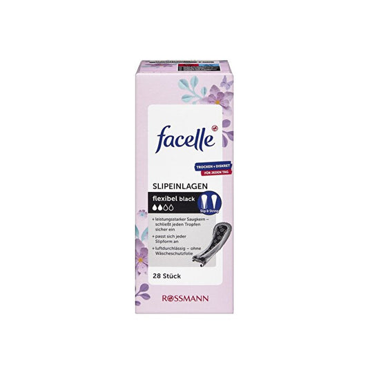 Disques démaquillants Face Thread Slip Noir, 28 unités