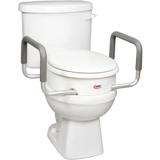 Carex Toilet Seat Elevator With Handles For Elongated Toilets Health Care Pasteur Pharmacy