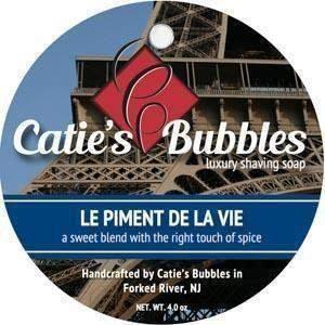 Catie's Bubbles Le Piment de la Vie Shaving Collection Shaving Set Pasteur Pharmacy Shaving Soap 4oz