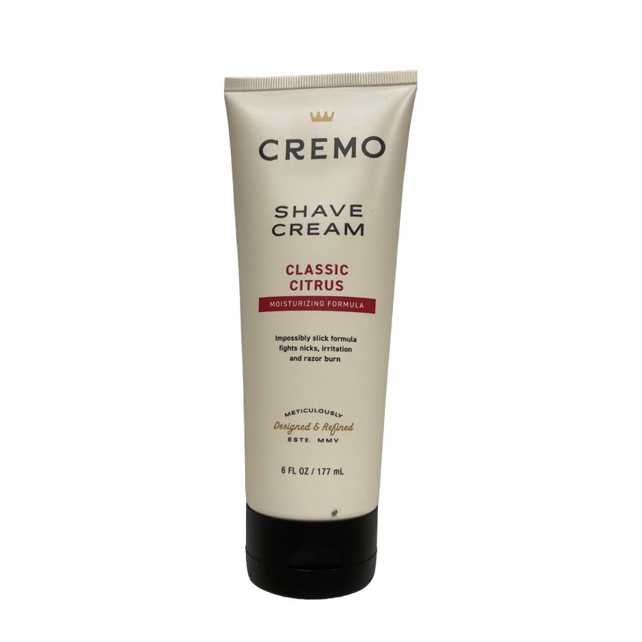Cremo Classic Citrus Moisturizing Formula Shave Cream 6 Oz Shave Cream Pasteur Pharmacy
