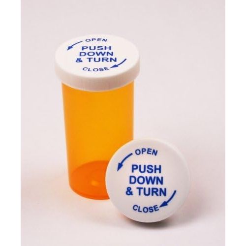 Vials Child Resistant Amber 115 60 Dram containers Pasteur Pharmacy