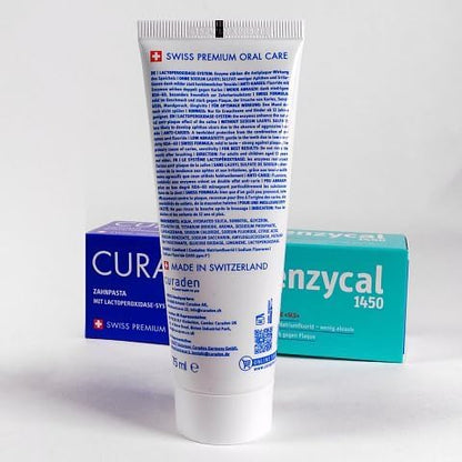 Dentifrice Curaprox Enzycal 950 pour une hygiène bucco-dentaire efficace - 75 ml