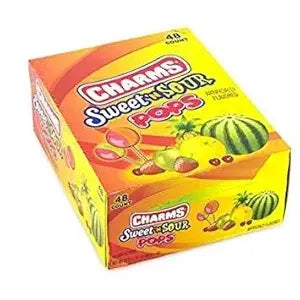 Charms Sweet Sour Pops 48 Ct Candy Pasteur Pharmacy