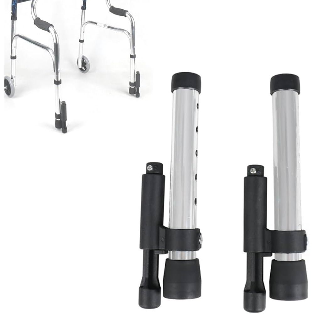 Walker Glide Skis with Brakes (1-Inch Tubing) - 1 Pair Mobility & Accessibility Pasteur Pharmacy