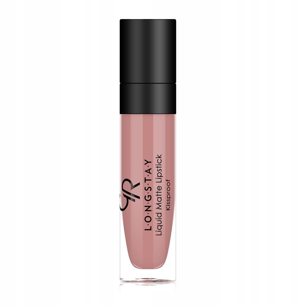 Golden Rose Liquid Matte Lipstick - Long-Lasting, Moisturizing Lip Color with Vitamin E & Avocado Oil