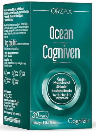 Complément cognitif Ocean Cogniven - Soutien à la santé cérébrale avec 30 gélules