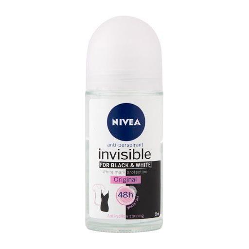 Nivea Invisible For Women Black & White Original Anti-perspirant Roll On 50ml Anti-Perspirant Roll On Pasteur Pharmacy