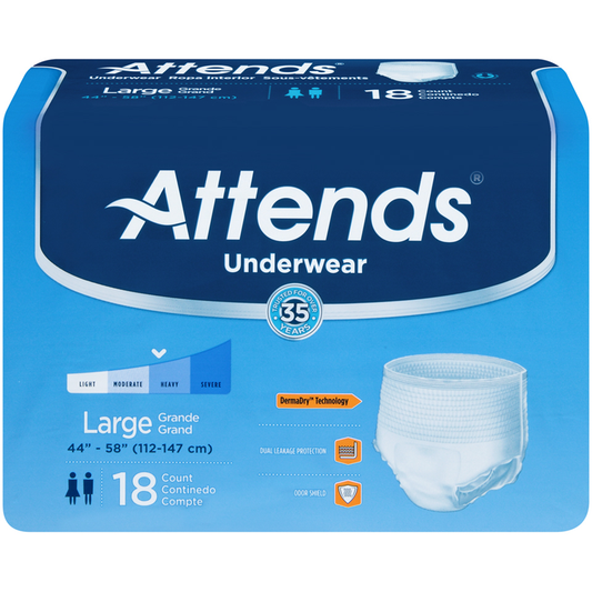 Attends Underwear, Extra Absorbency, Large Underwear Pasteur Pharmacy