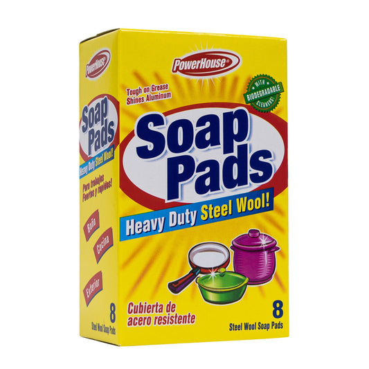 PowerHouse Soap Pads, Heavy Duty Steel Wool Saxophone Care & Cleaning Pasteur Pharmacy