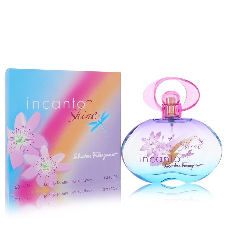 Incanto Shine by Salvatore Ferragamo Eau De Toilette Spray 3.4 oz (Women) Salvatore Ferragamo Salvatore Ferragamo