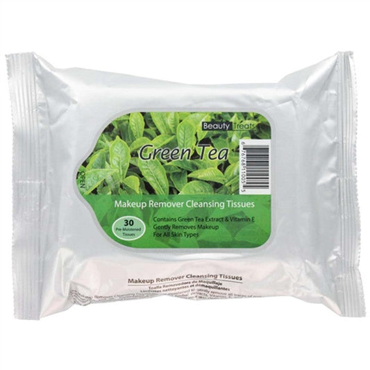 Beauty Treats Make Up Cleansing Tissues 30 Count Green Tea Makeup Removers Pasteur Pharmacy