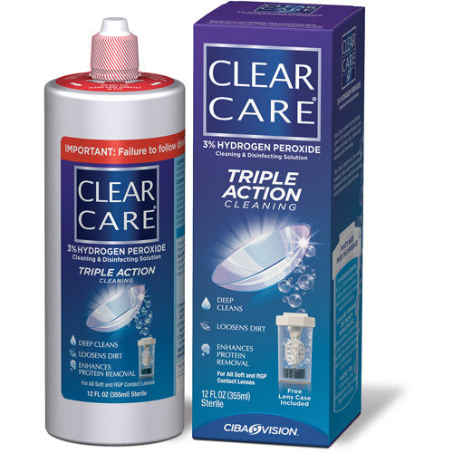 Clear Care Triple Action Cleaning And Disinfecting Solution Jewelry Cleaning & Care Pasteur Pharmacy