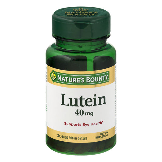 Nature's Bounty Lutein, 40 Mg, Rapid Release Softgels Vitamins & Supplements Pasteur Pharmacy