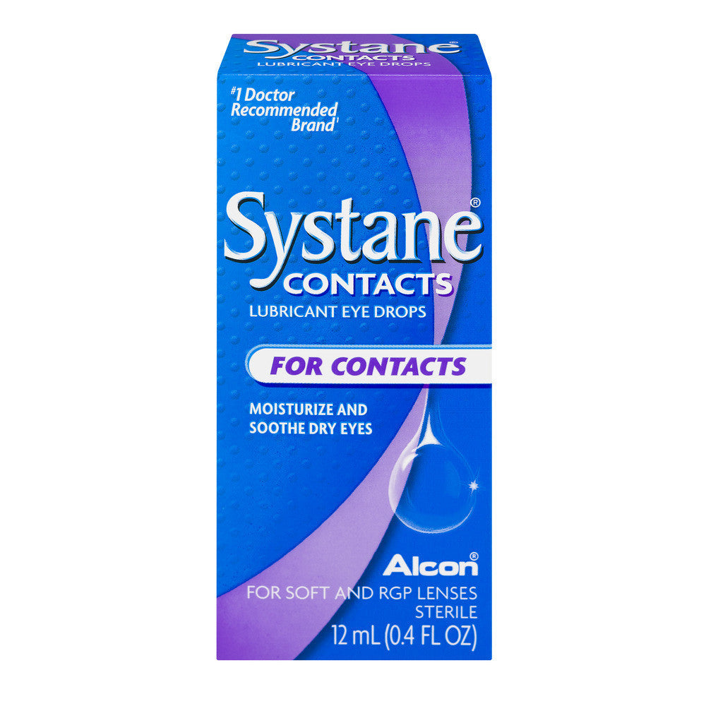 Systane® Contacts Lubricant Eye Drops – 0.4 Fl Oz (12 ml) Personal Care Pasteur Pharmacy