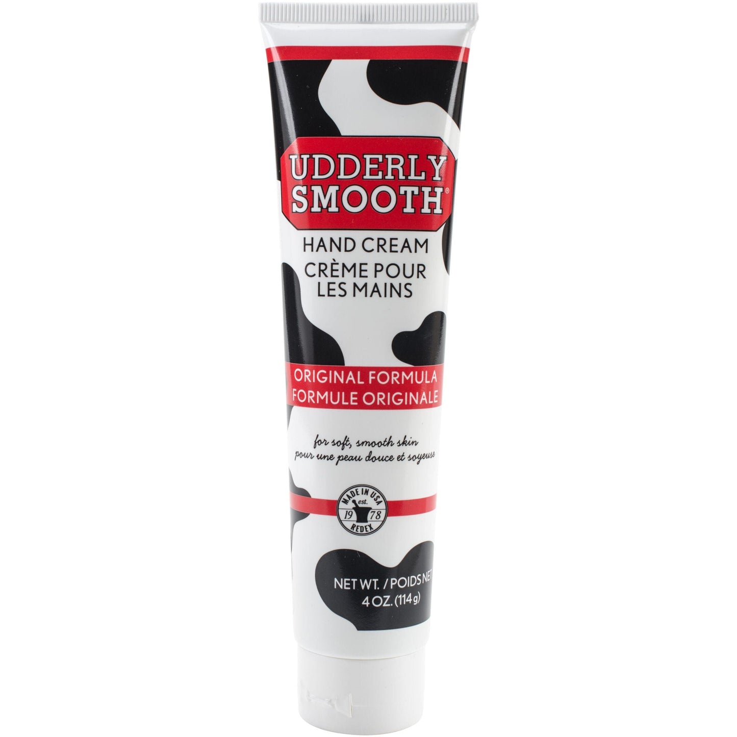 Udderly Smooth Hand Cream, Original Formula Moisturizer, 4 oz Tube Lotion & Moisturizer Pasteur Pharmacy
