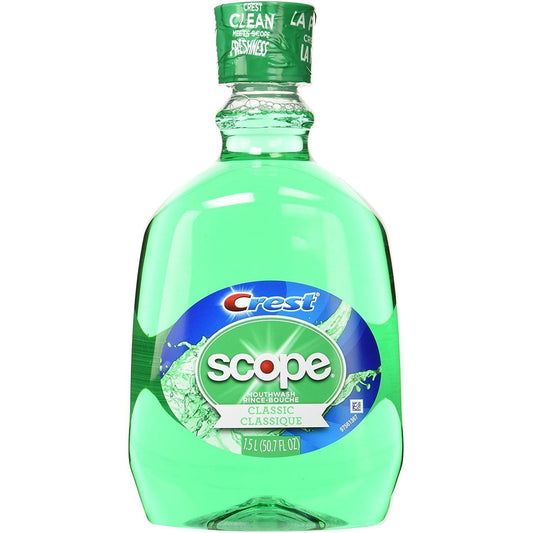Crest Scope Mouthwash, Original Mint, Classic 50.7 Fl Oz Mouthwash Pasteur Pharmacy