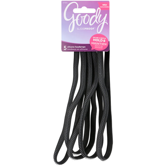 Goody Slideproof Thin Headbands - 5ct Hair Care Pasteur Pharmacy