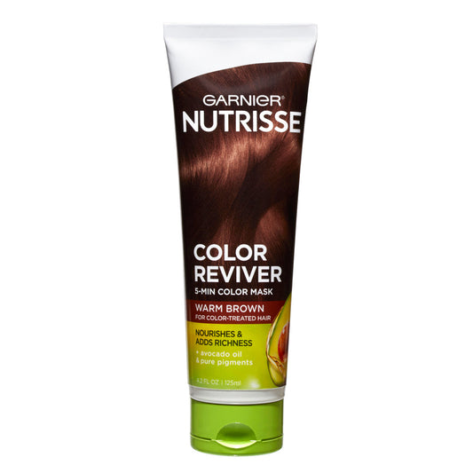 Garnier Nutrisse 5 Min Color Hair Mask - Warm Brown - 4.2 Fl Oz Hair Color Pasteur Pharmacy