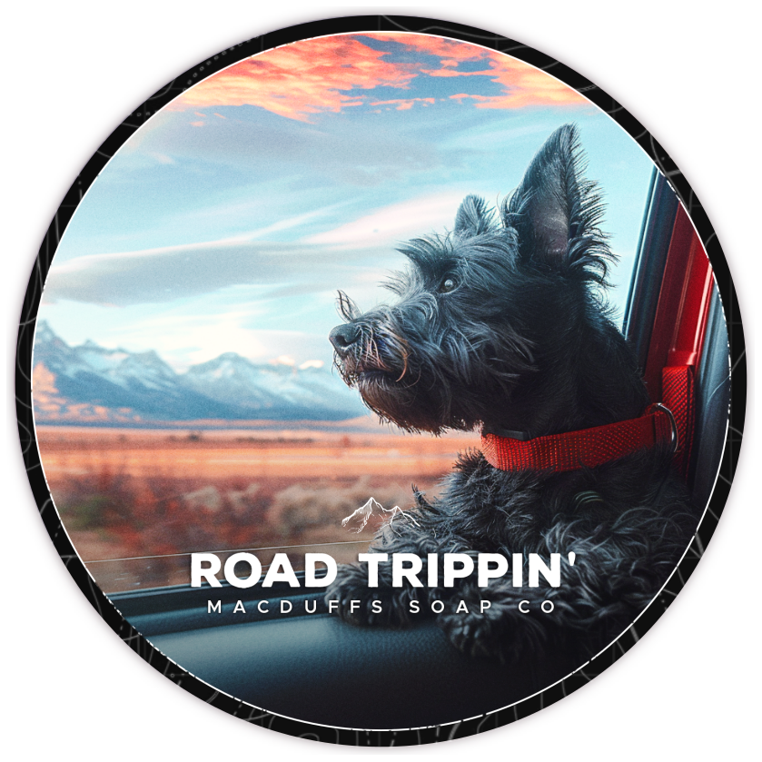 Macduffs Soap Co. Road Trippin' Collection Shaving Set Pasteur Pharmacy Shaving Soap 120g