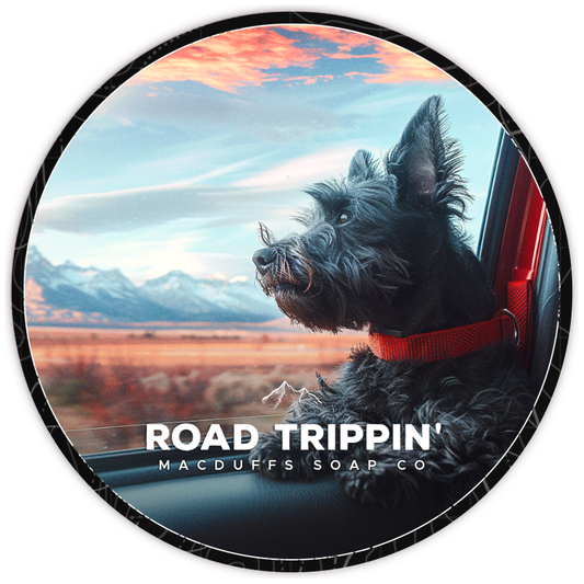 Macduffs Soap Co. Road Trippin' Collection Shaving Set Pasteur Pharmacy Shaving Soap 120g