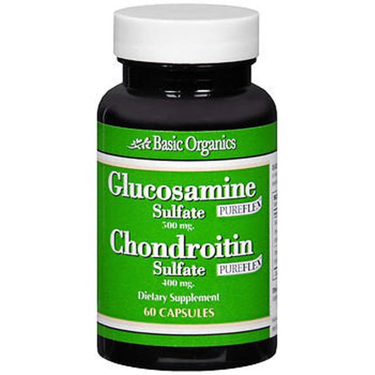 Basic Organics Glucosamine Sulfate And Chondroitin Capsule 60 Caps Vitamins & Supplements Pasteur Pharmacy
