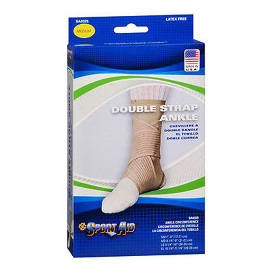 Sport Aid Double Strap Ankle Support – Medium Saxophone Straps & Supports Pasteur Pharmacy