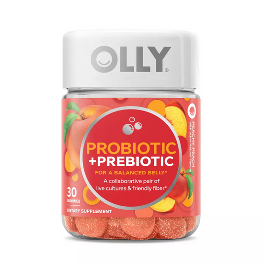 Olly Probiotic + Prebiotic Gummies - Peachy Peach Vitamins & Supplements Pasteur Pharmacy
