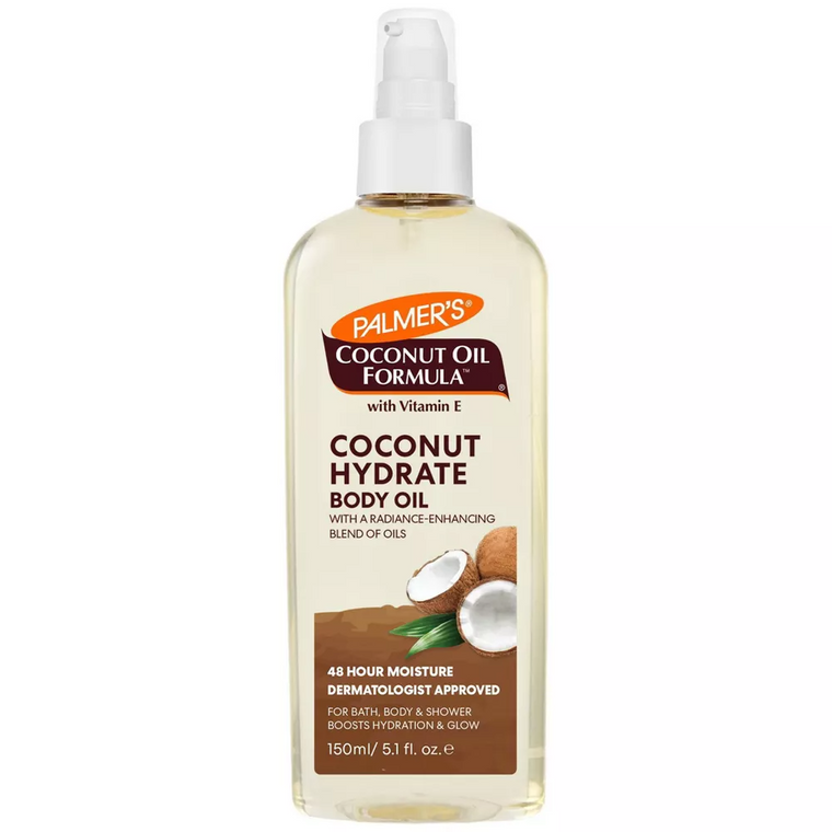 Palmer's Coconut Oil Formula, Body Oil, 5.1 Fl Oz (150 Ml) Skin Care Pasteur Pharmacy