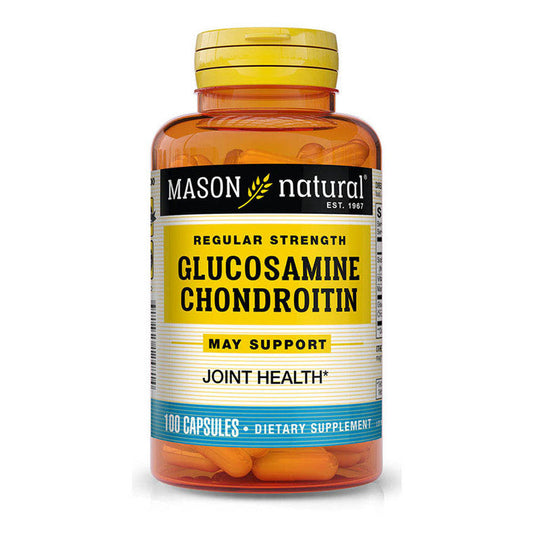 Mason Natural® Glucosamine Chondroitin – Regular Strength (100 Capsules) Vitamins & Supplements Pasteur Pharmacy