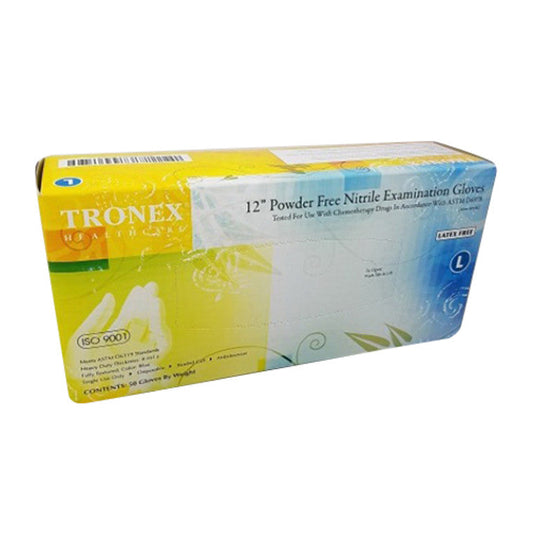 Tronex Health Care Nitrile Gloves – Powder-Free, Textured (Large) Gloves & Mittens Pasteur Pharmacy