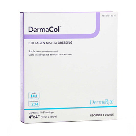 DermaCol Dermarite Drsg Wnd 4X4" 10EA/BX Dermarite, 10 EA/BX Medical Supplies Pasteur Pharmacy