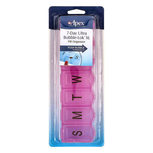 Apex 7-Day Ultra Bubble-Lok XL Pill Organizer Health Care Pasteur Pharmacy