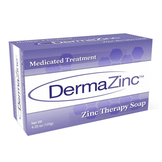 Dermazinc Therapy Medicated Soap, 4.25 Oz Bar Soap Pasteur Pharmacy