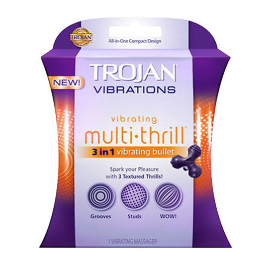 Trojan Vibrations Multi Thrill 3 In 1 Vibrating Bullet Massagers Pasteur Pharmacy