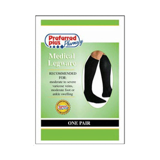 Scott Specialties QCS Men's Medical Legwear Firm Black Medium - 1 Pair Medical Pasteur Pharmacy
