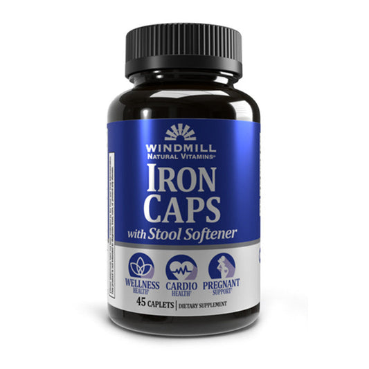 Windmill FE Caps With Stool Softener - 45 Caplets Vitamins & Supplements Pasteur Pharmacy