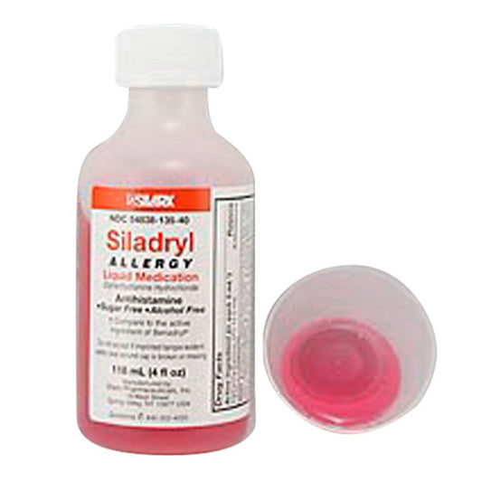 Top Selling Items Siladryl Liquid Sf Af 12.5/5Ml 118 Ml By Silarx Pharmaceutical Liquid & Frozen Eggs Pasteur Pharmacy