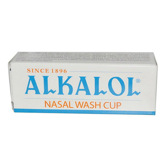 Alkalol Nasal Wash Cup, Original Glass Mucus Solvent Applicator (1 Count) Respiratory Care Pasteur Pharmacy