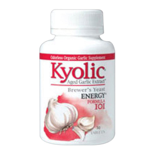 Kyolic Aged Garlic Extract, Brewers Yeast Energy Formula 101 Caplets Vitamins & Supplements Pasteur Pharmacy