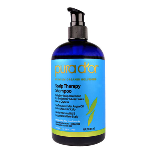 PURA D'OR Scalp Therapy Shampoo - 16oz Shampoo Pasteur Pharmacy